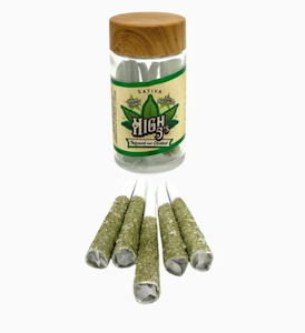 High 5's - High 5's | Blue Dream X Pineapple Express X Chem Spill | 4G(5pk) infused Sativa pre-rolls