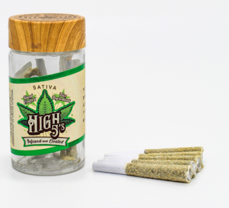 High Five - Orange Crush x Lemon MacMelon x Tangie Jack 5 Pack Infused Pre Roll - .8G (4G)