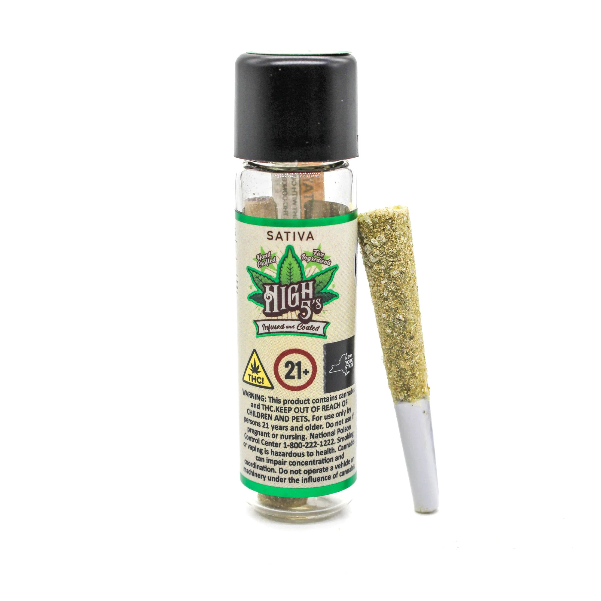 High 5's - High 5 | Strawberry Runtz x Super Lemon Haze #19 | Infused Preroll | 0.8g Main Image