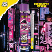High 90's - 1g Bubble Hash Infused Preroll - Midnight Runtz