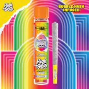 High 90's - 1g Bubble Hash Infused Preroll - Rainbow Ropez