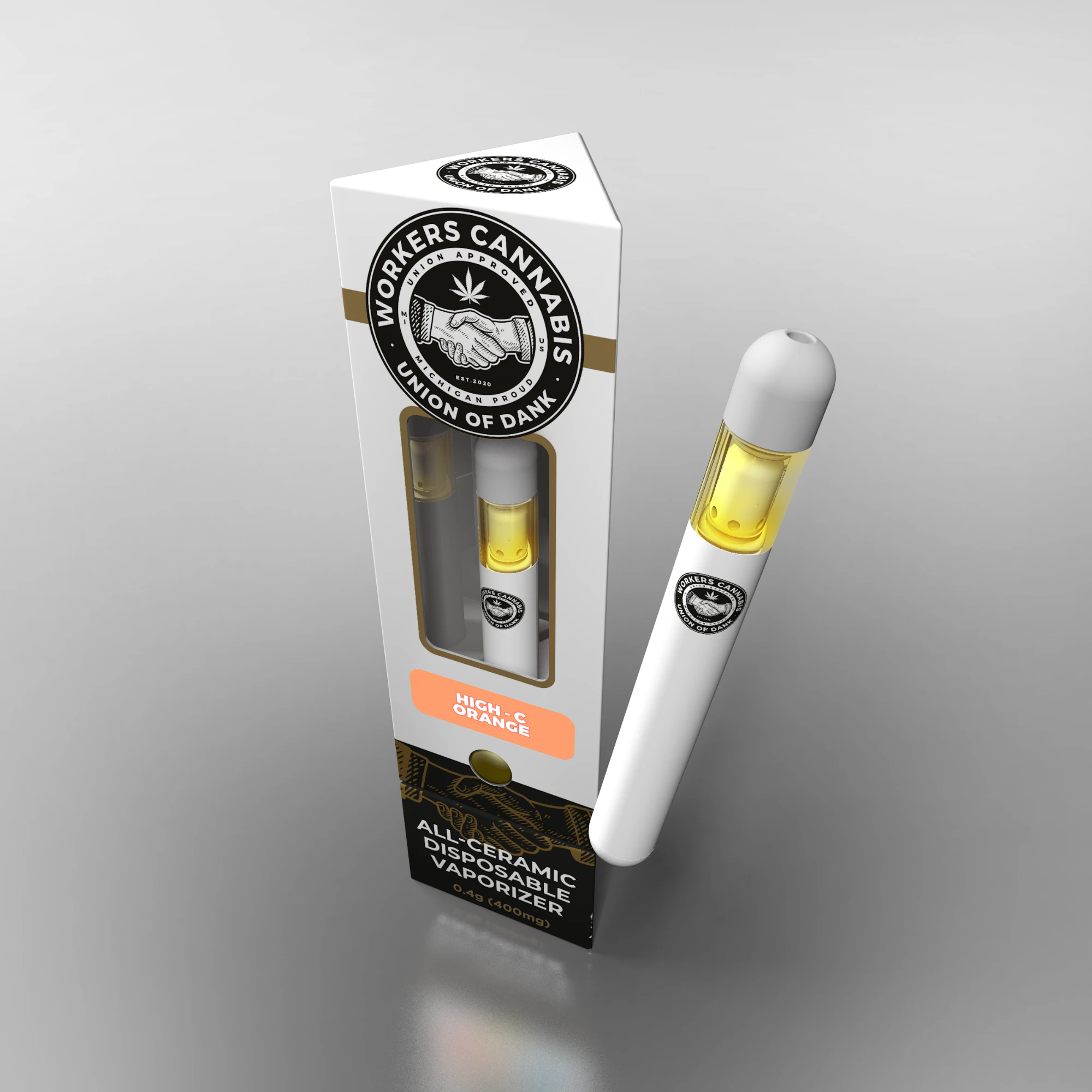 Worker's Cannabis - Worker's Cannabis - Hi-C Orange Disposable - .4G Main Image