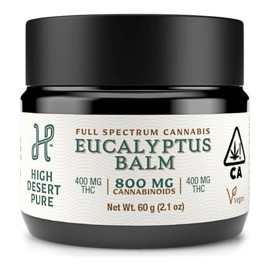 High Desert Pure | Eucalyptus Balm | 1:1 THC:CBD | 450mg