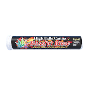 HIGH FALLS CANNA - Blissful Blaze | Kief Infused | Preroll | 1g (High Falls Canna)