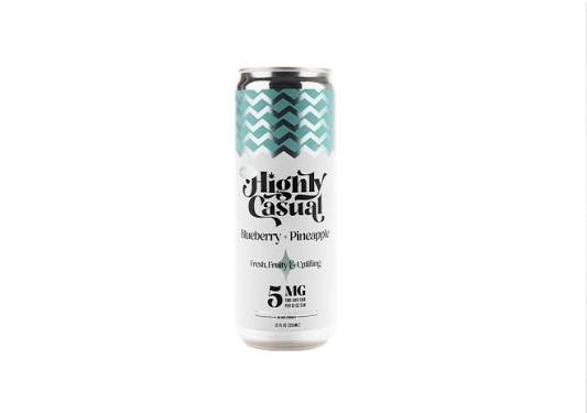 Highly Casual - High Five Seltzer Blueberry Pineapple