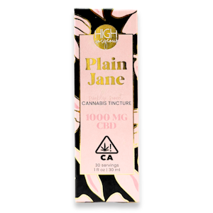 High Gorgeous by Yummi Karma - Yummi Karma - Plain Jane - Tincture - 1000mg CBD