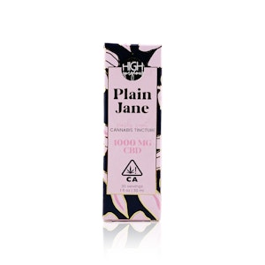 HIGH GORGEOUS - HIGH GORGEOUS - Tincture - CBD - Plain Jane Drop - 30ML