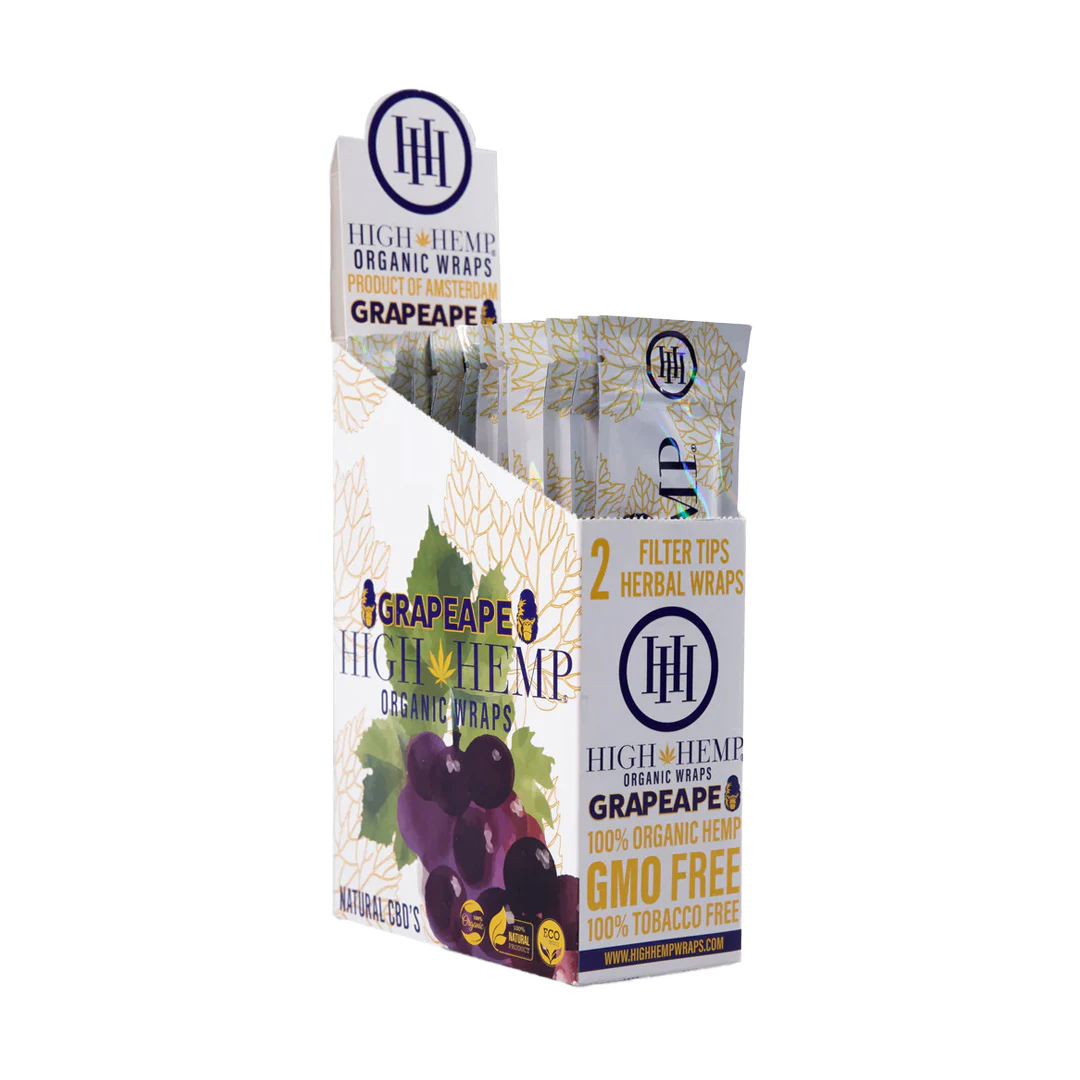 High Hemp - High Hemp | Accessory | Hemp Wrap - Grape Ape | 2 pack Main Image