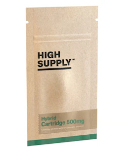 HIGH SUPPLY - Rainbow Runtz | Disty + Live Terps 0.5g Cartridge | TAXES INCLUDED