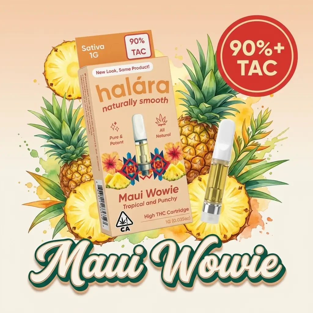 Halara - 1g Maui Wowie High THC / 510 Cartridge / Halara Main Image