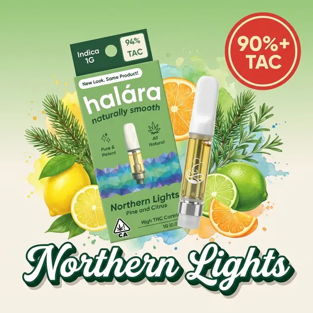 Halara - 1g Northern Lights High THC / 510 Cartridge / Halara Main Image
