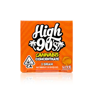 HIGH 90'S - HIGH 90's - Concentrate - Peach Mintz - Live Badder - 1G