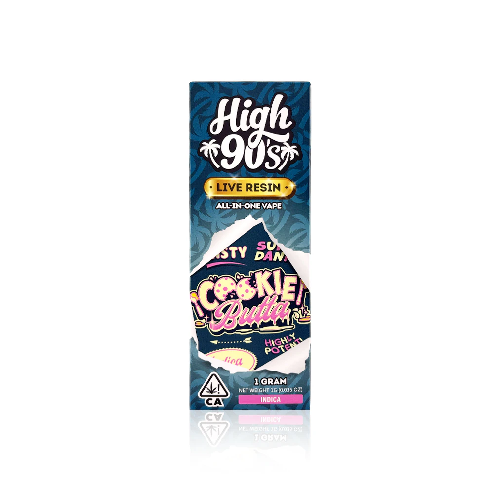 HIGH 90s - HIGH 90'S - All In One - Cookie Butta - Live Resin - 1G Main Image