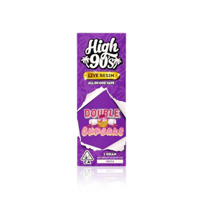 HIGH 90'S - All In One - Double Cupcake - Live Resin - 1G