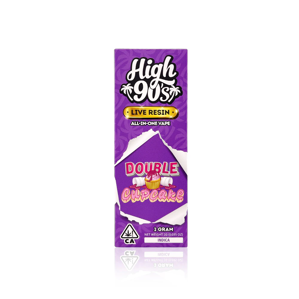 HIGH 90s - HIGH 90'S - All In One - Double Cupcake - Live Resin - 1G Main Image