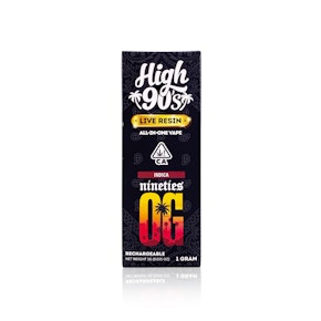 HIGH 90'S - All In One - Nineties OG - Live Resin - 1G