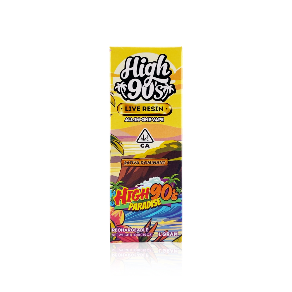 HIGH 90'S - All In One - Paradise - Live Resin - 1G - Tro...