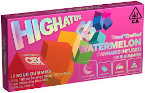 HIGHATUS - HIGHATUS | WATERMELON - 10PK | EDIBLE | 100MG