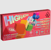 Highatus - Strawberry Lemonade Sour Gummies 100mg