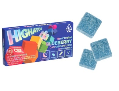 HIGHATUS - Highatus Sour Blueberry 1:1:1 Gummies 10pk