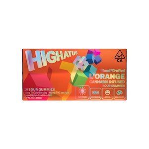 HIGHATUS - L'ORANGE SOUR GUMMIES 100MG - HIGHATUS