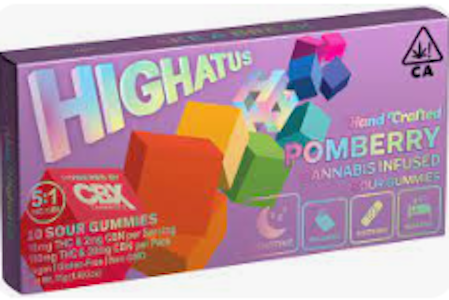 HIGHATUS - [Highatus] Vegan Gummies CBN - 5:1- 100mg - Pomberry (I)