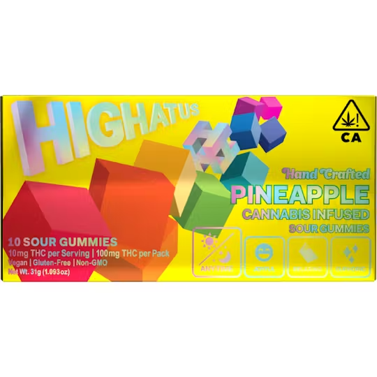 Highatus | Sour Pineapple | Gummies