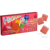 Highatus 100mg Strawberry Lemonade Sour Gummies 10pk