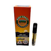 High Coast | Dragonberry | 1:1 THC:CBD Cart | 1g [S]