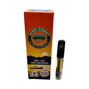 High Coast - High Coast | Blueberry | 1:1 THC:CBD Cart | 1g [I]