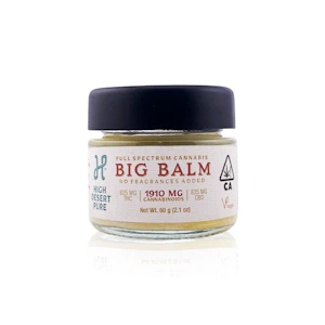 High Desert Pure - HIGH DESERT PURE - Topical - Big Balm - 1:1 - 1800MG