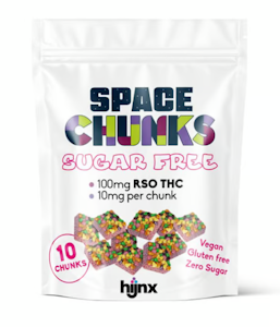 HIJNX - RSO 10pk Sugar Free Mini Space Chunks - 100mg