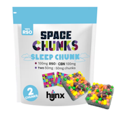 RSO 2pk 1:1 THC:CBN Sleep Chunks - 100mg