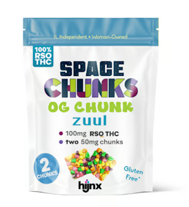HIJNX - RSO Zuul OG 2pk Space Chunks - 100mg