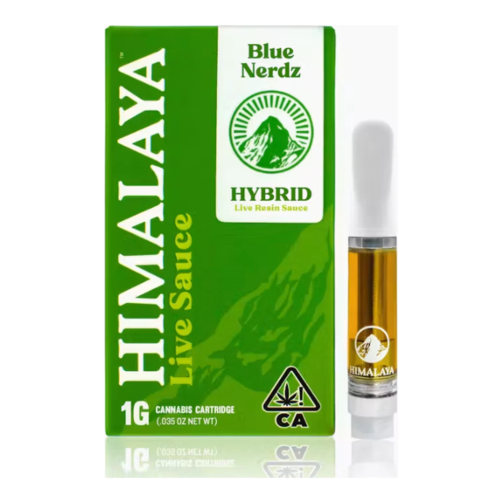 HIMALAYA - Himalaya | Blue Nerdz | Live Resin Sauce Cartridge | 1G Main Image
