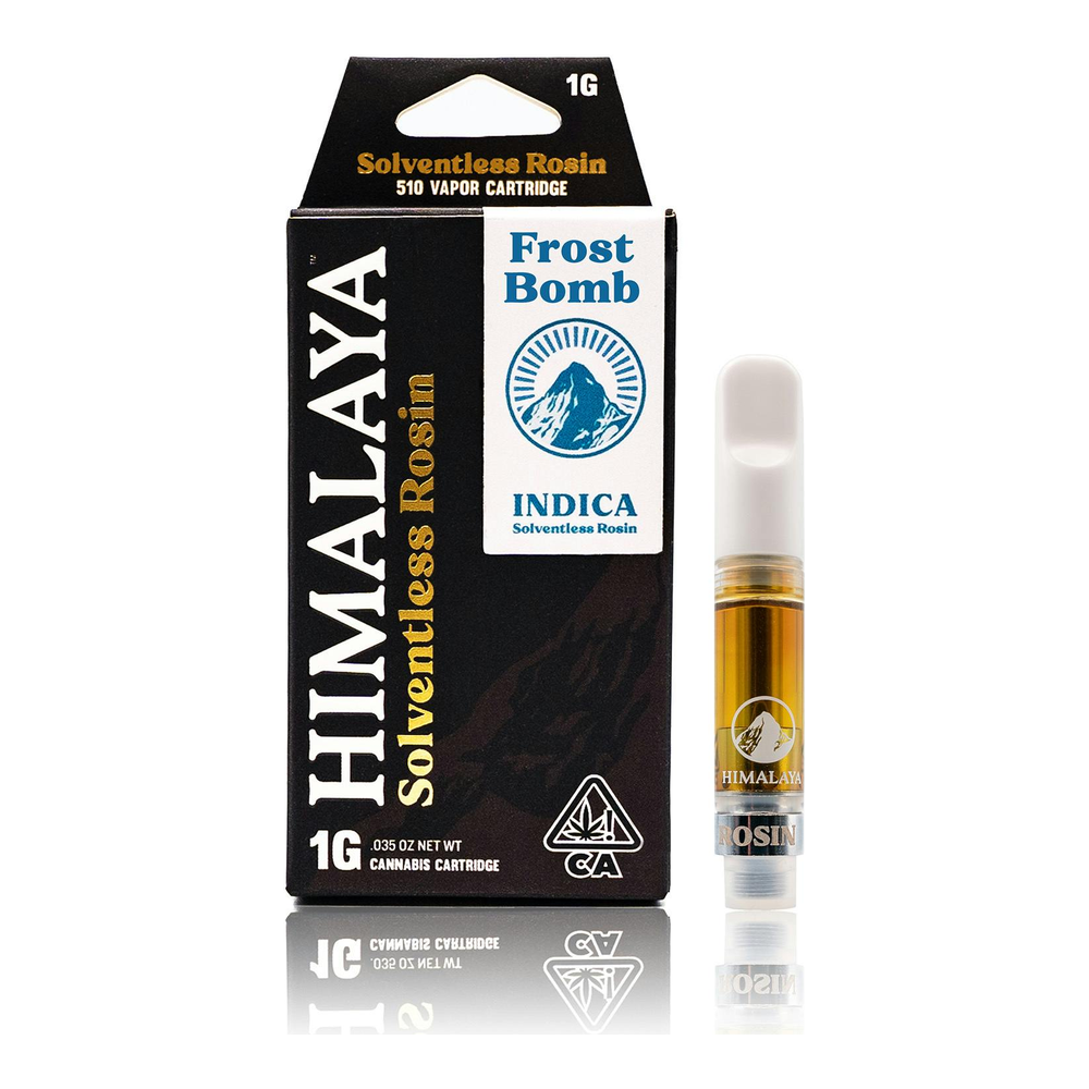 Himalaya | Frost Bomb | Solventless Rosin Cartridge | 1g