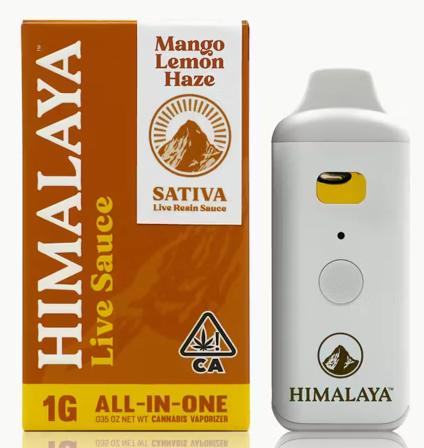 HIMALAYA - Mango Lemon Haze Live Sauce AIO 1G Main Image