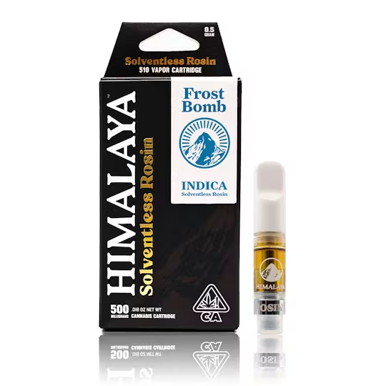 Himalaya | Frost Bomb | Solventless Rosin Cartridge | 0.5g
