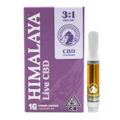 Himalaya - 3:1 CBD/THC 1g Live Resin Cartridge (CBD-Hybrid)