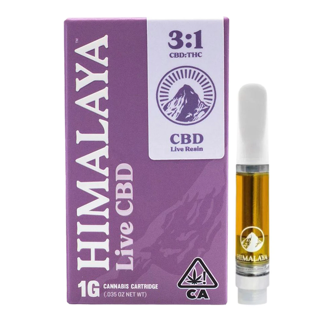 HIMALAYA - Himalaya - 3:1 CBD/THC 1g Live Resin Cartridge (CBD-Hybrid) Main Image