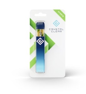 CRYSTAL CLEAR - Crystal Clear - Hindu Kush - 1g All In One Vape