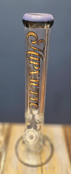 Hipnautyc - Hipnautyc | 2-Tone Straight Waterpipe | Purple Main Image