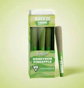 Breeze - Canna Bangers Honeydew Pineapple Live Resin Pre-Roll .7g 5pk