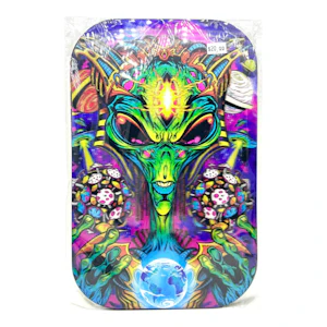 Hologram Rolling Tray (New World Order Alien)