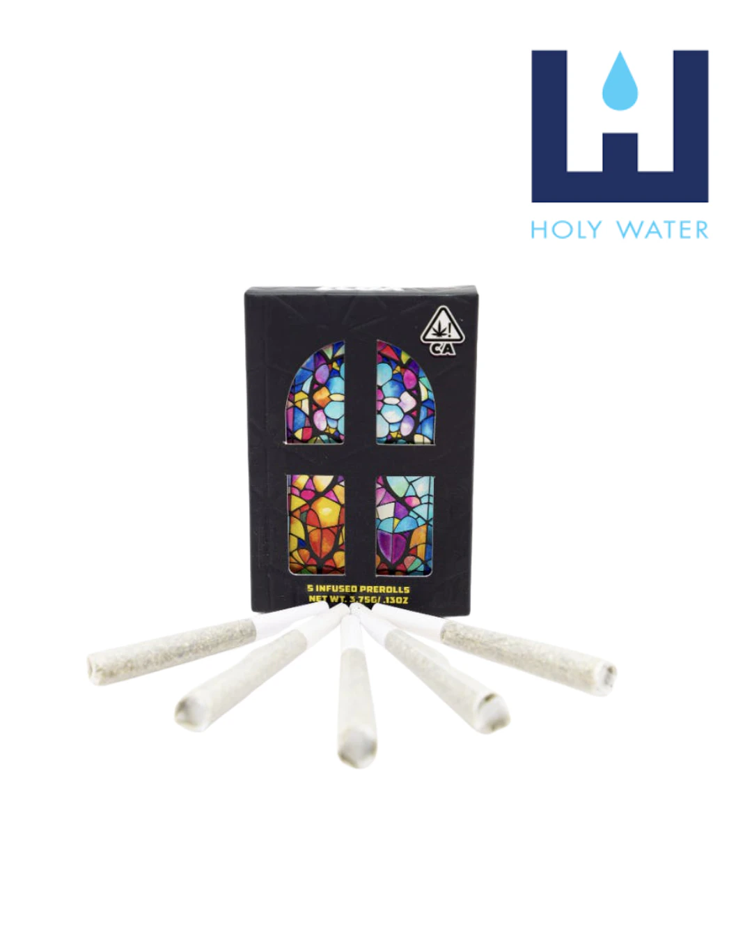 Holy Water - Lemon Zerbert Triple Infused Pre-Roll Pack (5pk) Main Image
