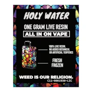 Holy Water | Kalua Pig | Live Resin All-In-One Vape | 1g