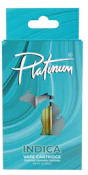 Platinum Vape-Honolulu Blue-Indica-1g-510 cart- 84.48%