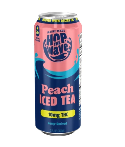 Hop The Wave - Hop The Wave | Peach Tea | 10mg THC Main Image