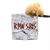 Raw Sins = Hopeless Romantic Cold Cure Rosin 1g