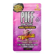 PUFF Horchata x Strawberries and Cream Bubble Hash Infused 5-Pack Pre-Roll 2.5g